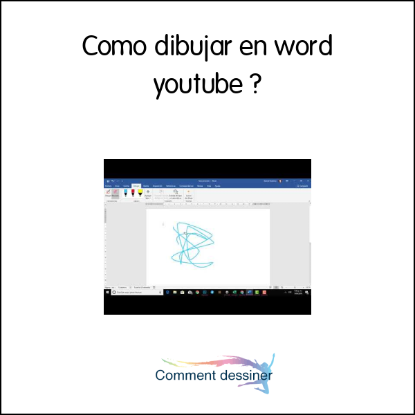 Como dibujar en word youtube